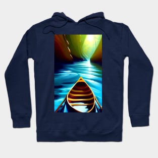 Canoeing in the forest Hoodie